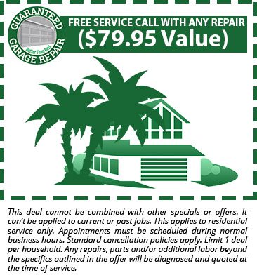A free service call with any repair of $79.95 value.