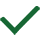 A vector icon of a check mark.