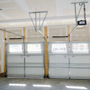 two garage doors