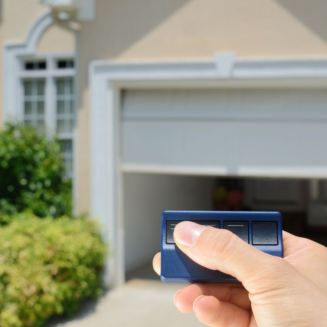 Garage door opener remote