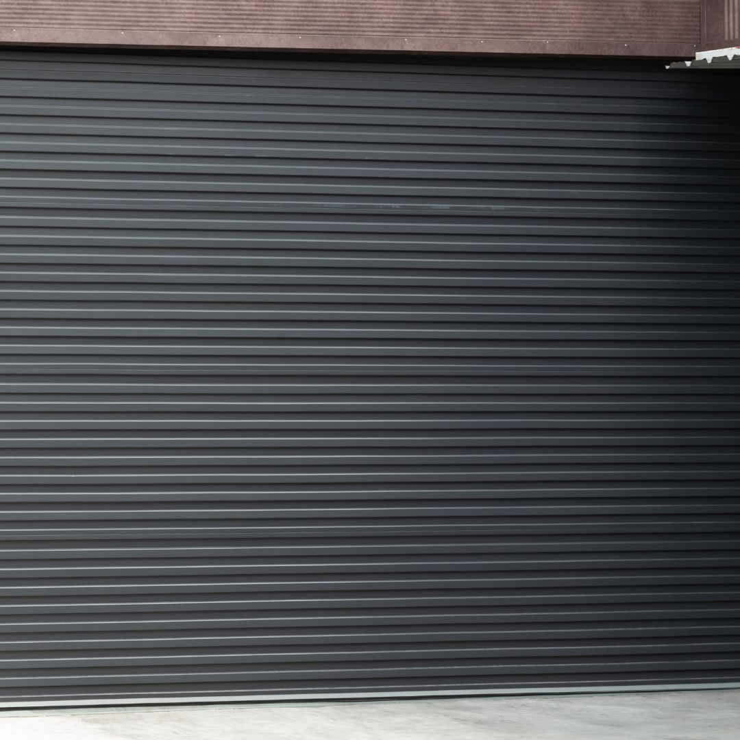 Steel garage door
